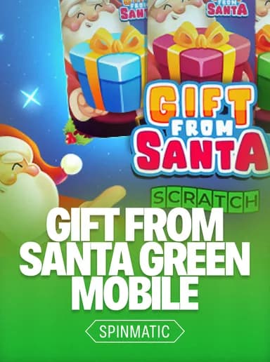 Gift From Santa Green Mobile